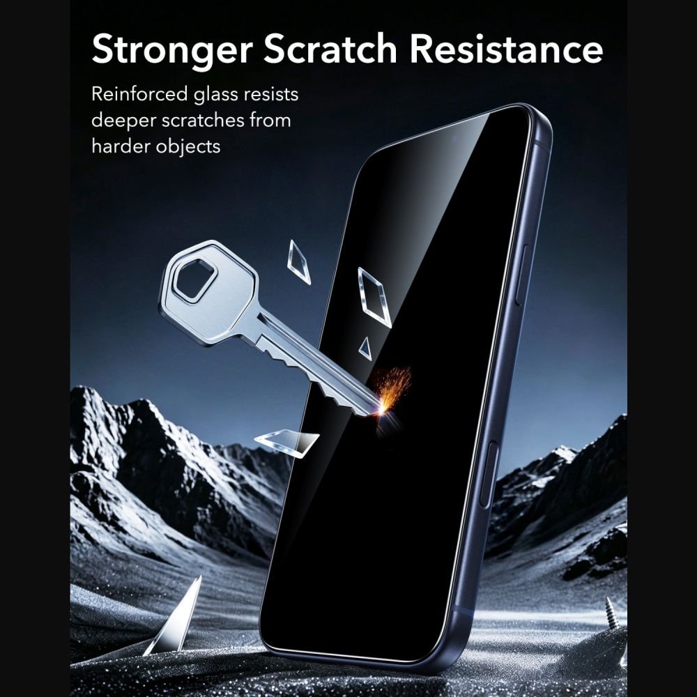 ESR iPhone 18 Pro - Privacy Αντιχαρακτικό Γυαλί Οθόνης - UltraFit Armorite - 2 Τεμάχια - Privacy