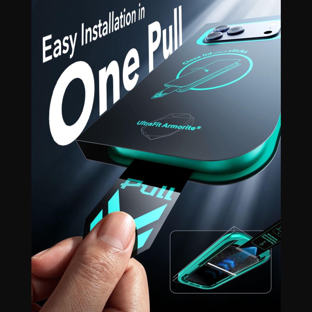 ESR iPhone 18 Pro - Privacy Αντιχαρακτικό Γυαλί Οθόνης - UltraFit Armorite - 2 Τεμάχια - Privacy