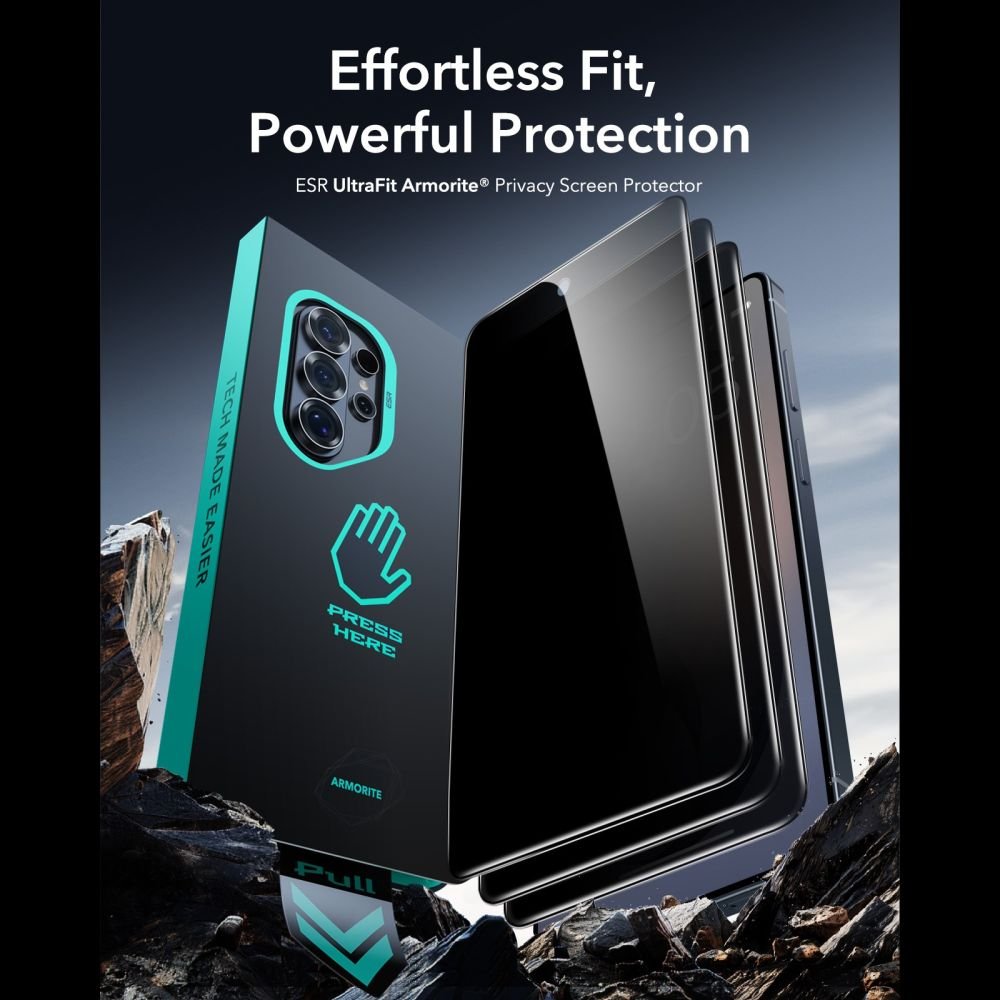 ESR Samsung Galaxy S26 Ultra - Αντιχαρακτικό Γυαλί Οθόνης - UltraFit Armorite - Privacy