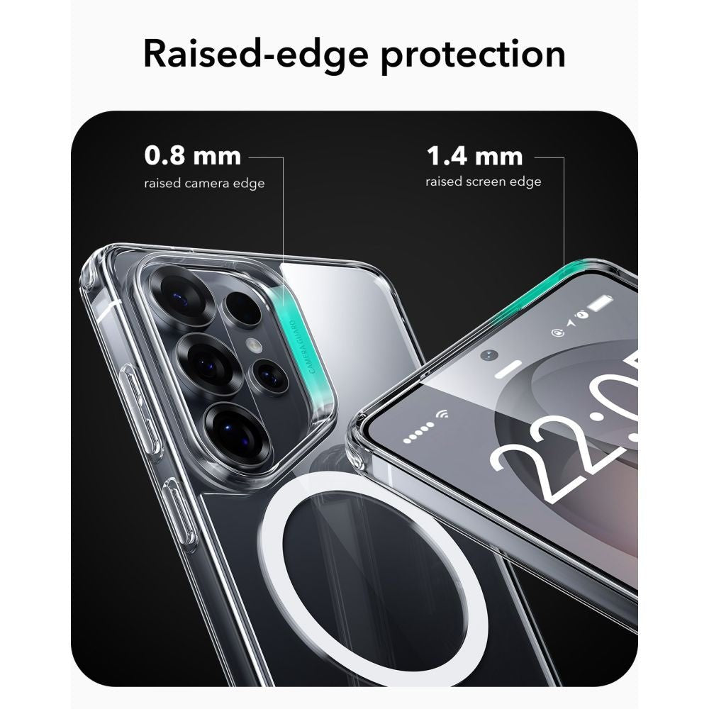 ESR Samsung Galaxy S26 Ultra - Σκληρή Θήκη με Πλαίσιο Σιλικόνης - Classic Hybrid MagSafe - Clear
