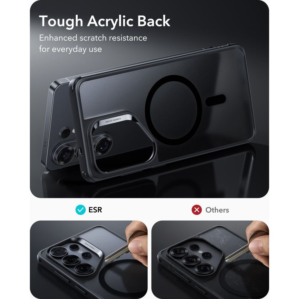 ESR Samsung Galaxy S26 Ultra - Σκληρή Θήκη με Πλαίσιο Σιλικόνης - Classic Hybrid MagSafe - Frosted Black