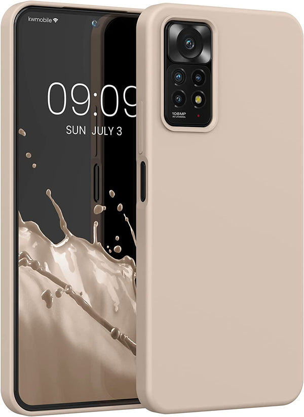 KW Xiaomi Redmi Note 11 Pro / Note 11 Pro 5G Θήκη Σιλικόνης Rubberized TPU - Mother of Pearl - 57373.154