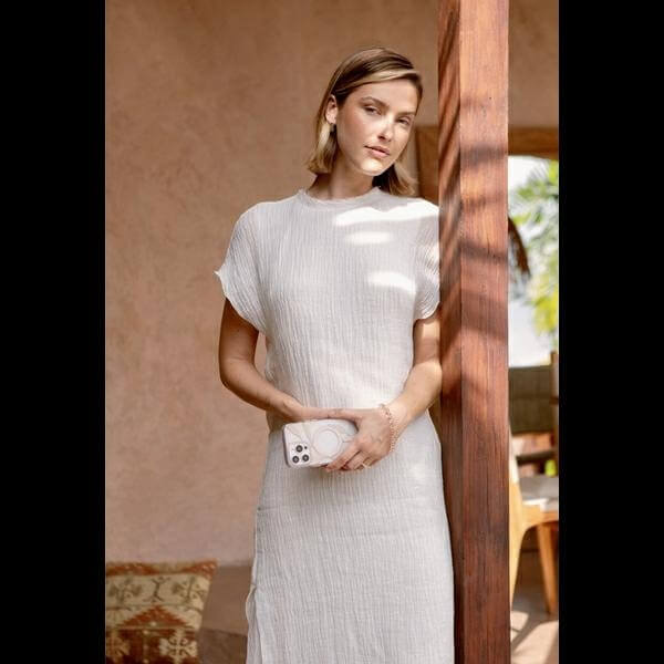 Uniq iPhone 16 Pro Max Coehl Verdure Σκληρή Θήκη με Πλαίσιο Σιλικόνης και MagSafe - Spring Blossom