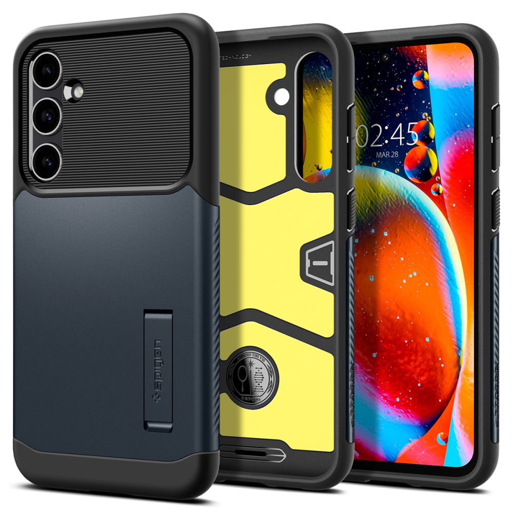 Spigen Samsung Galaxy S23 FE Slim Armor Σκληρή Θήκη - Metal Slate