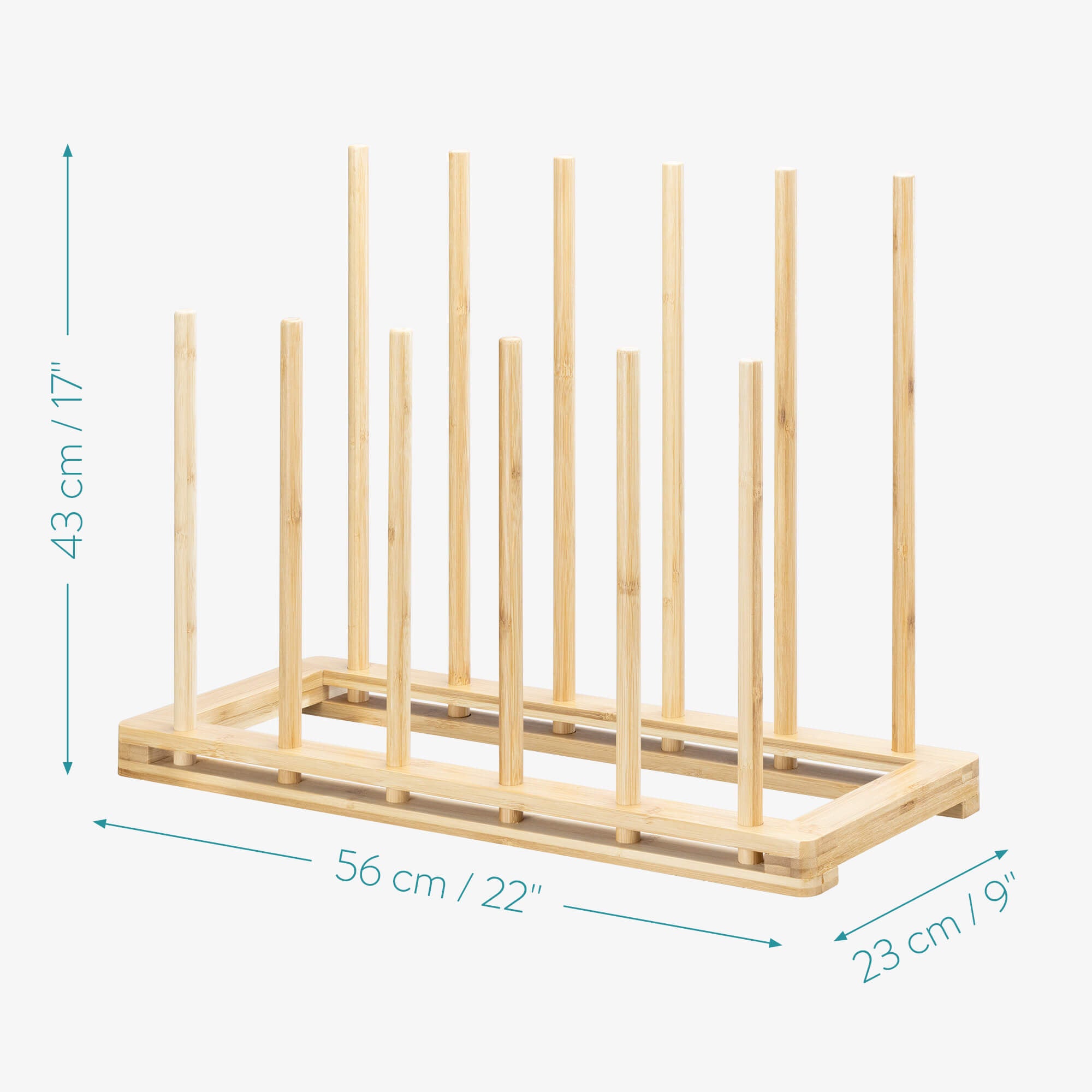 Navaris Ξύλινη Βάση Στήριξης για Παπούτσια - Light Brown - 56090.01