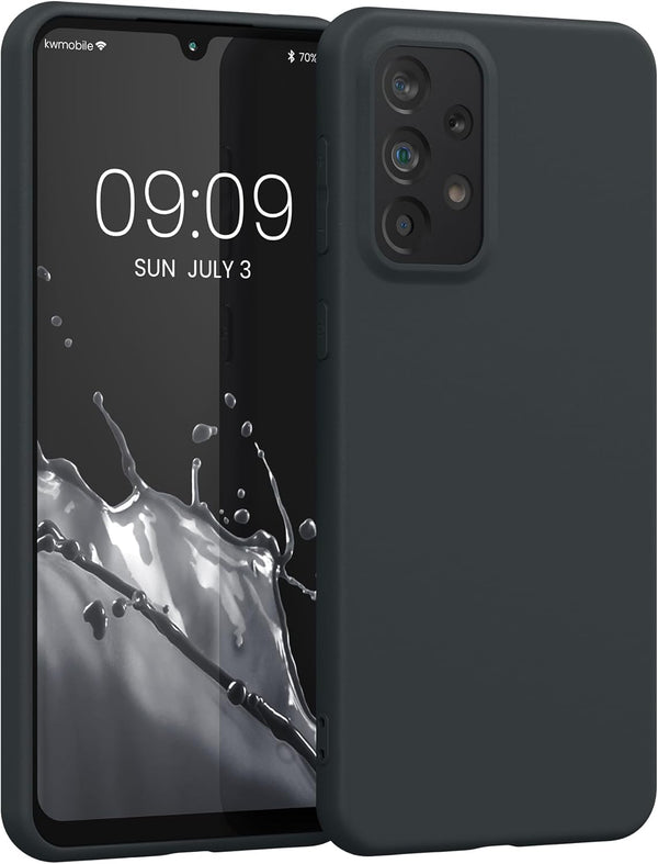 KW Samsung Galaxy A33 5G Θήκη Σιλικόνης TPU - Black