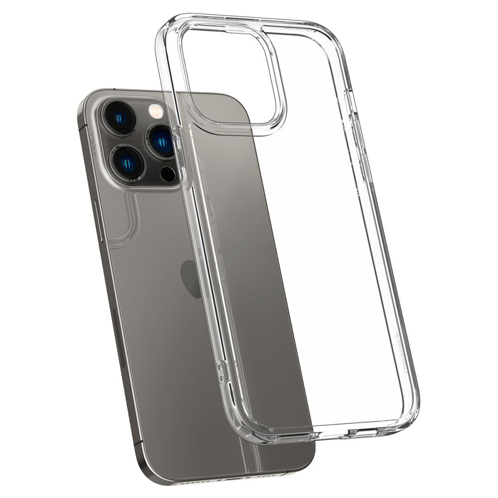 Spigen iPhone 14 Pro Max Ultra Hybrid Σκληρή Θήκη με Πλαίσιο Σιλικόνης - Crystal Clear