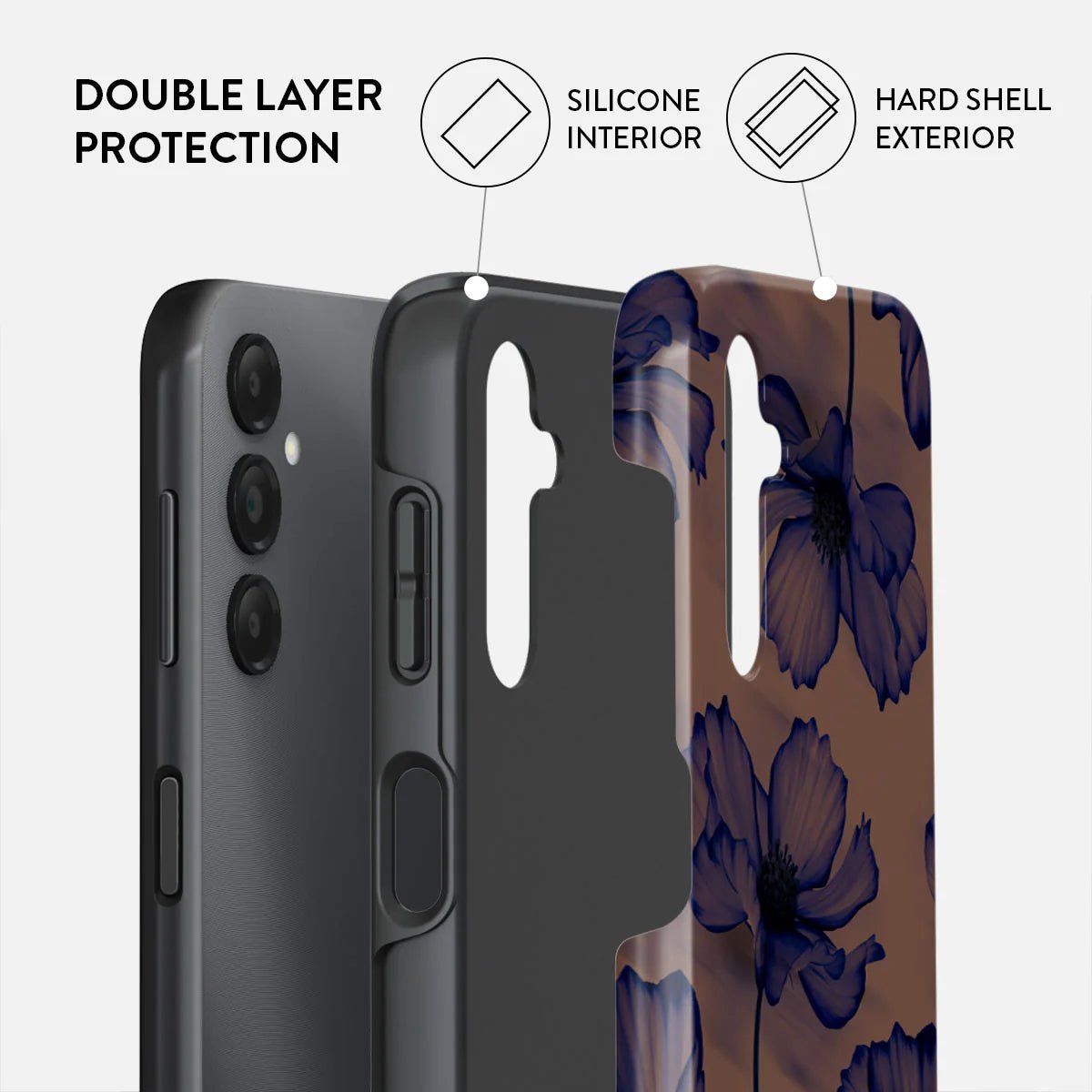 Burga Samsung Galaxy A15 4G / A15 5G Fashion Tough Σκληρή Θήκη - Velvet Night
