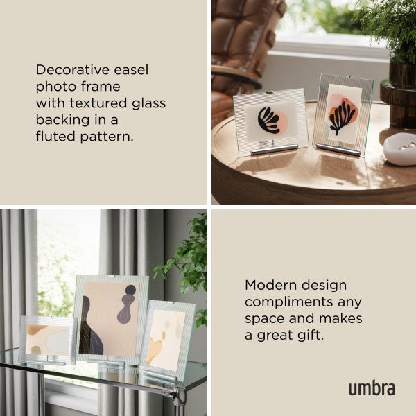 Umbra Flute Κορνίζα για Φωτογραφίες - 10 x 15 cm - Chrome