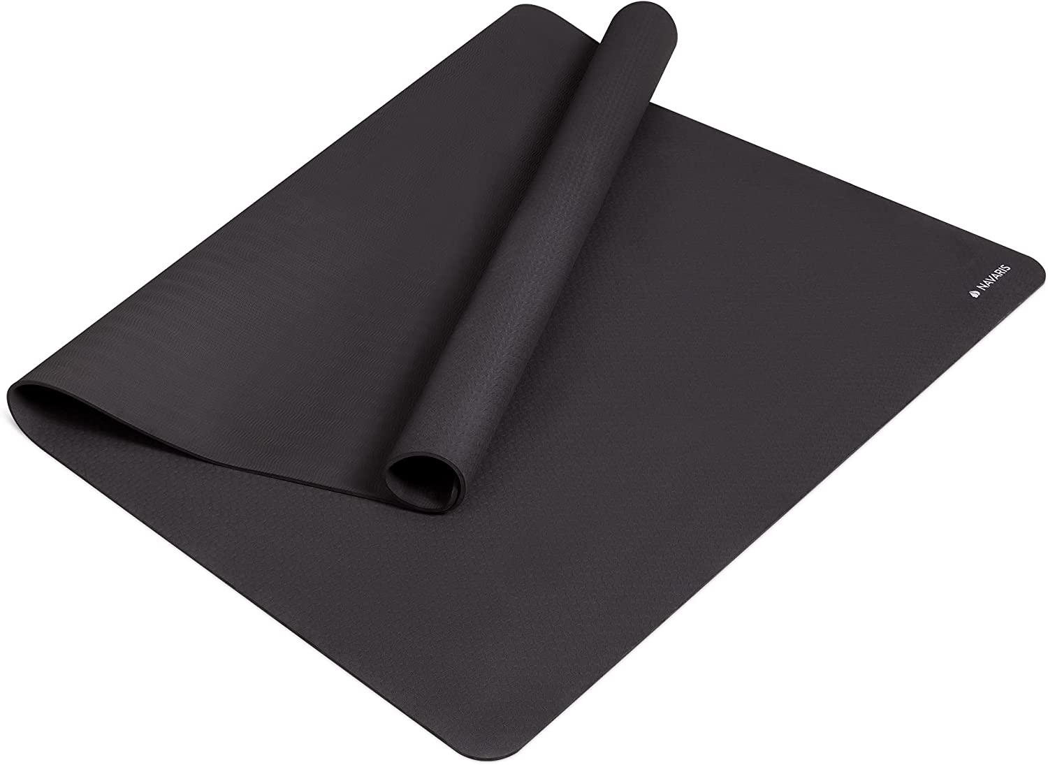 Navaris Workout Yoga Mat Στρώμα Γυμναστικής XXL - 180 x 120 x 0.6cm - Black - 56456.01