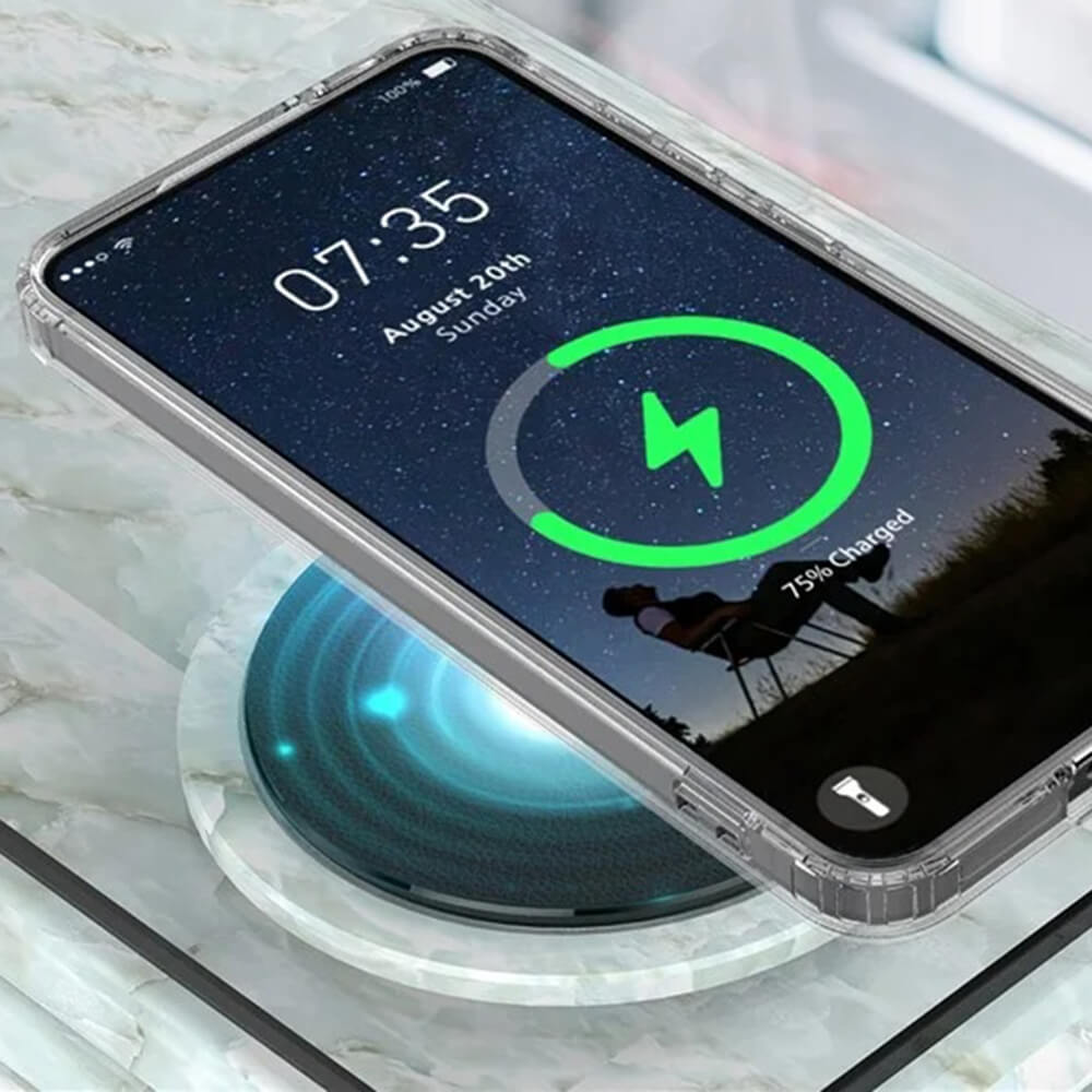 Techsuit Samsung Galaxy S25 Plus - MagSafe Pro - Σκληρή Θήκη με Πλαίσιο Σιλικόνης - Διάφανη