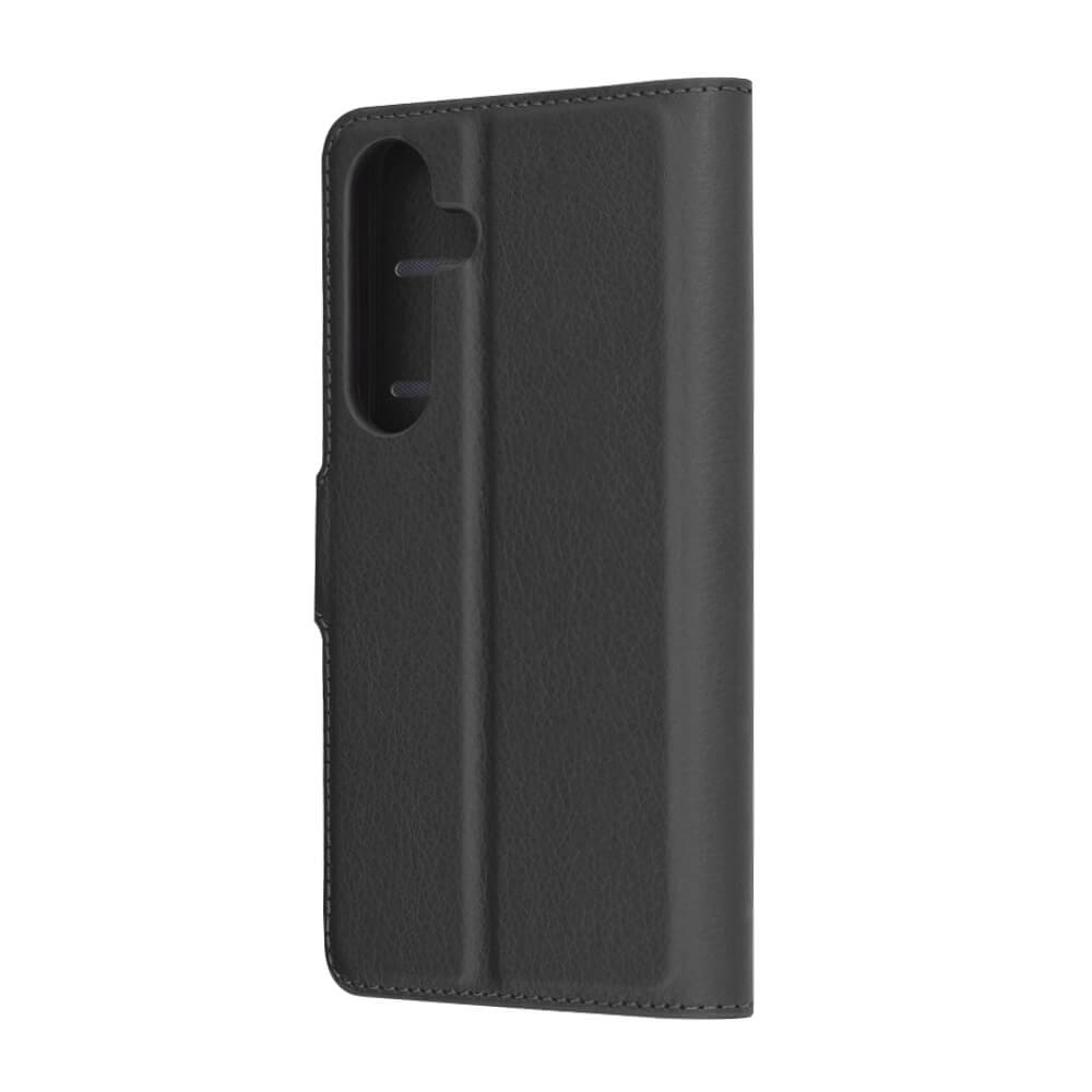 Techsuit Samsung Galaxy S25 - Leather Folio - Θήκη Πορτοφόλι από Δερματίνη με Stand - Black