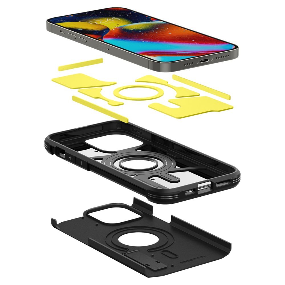 Spigen iPhone 14 Pro Tough Armor Mag Σκληρή Θήκη με MagSafe - Black