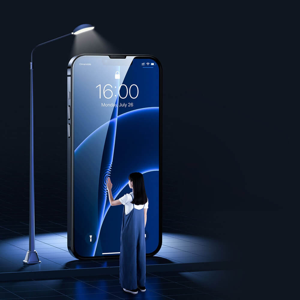 Baseus iPhone 13 / iPhone 13 Pro 0.23mm Full Screen Αντιχαρακτικό Γυαλί Οθόνης - 2 Τεμάχια - Black - SGQP020101