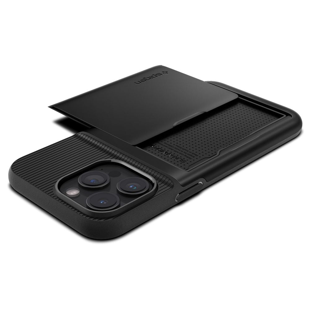Spigen iPhone 15 Pro Slim Armor CS Σκληρή Θήκη - Black