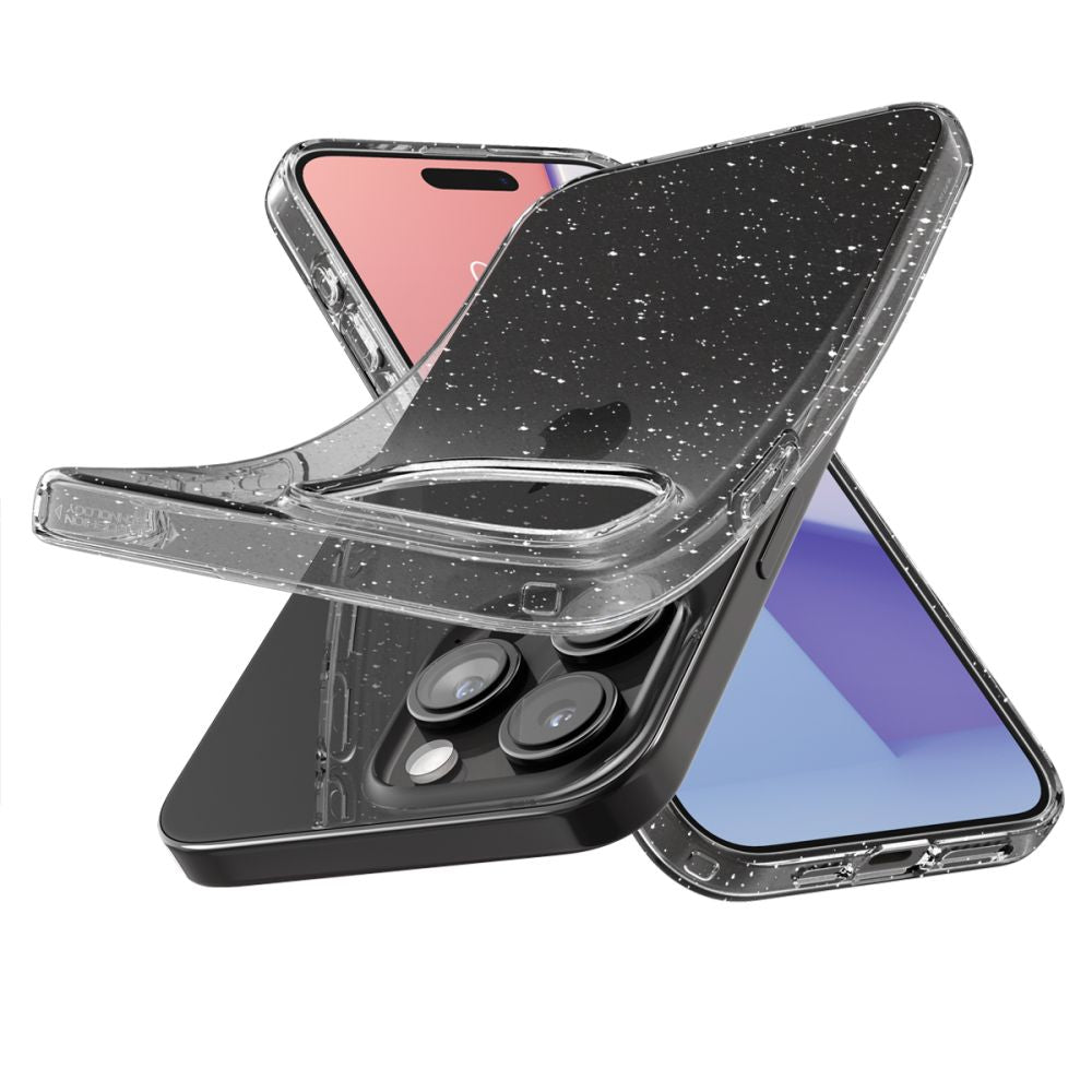 Spigen iPhone 15 Pro Max Liquid Crystal Θήκη Σιλικόνης - Glitter Crystal
