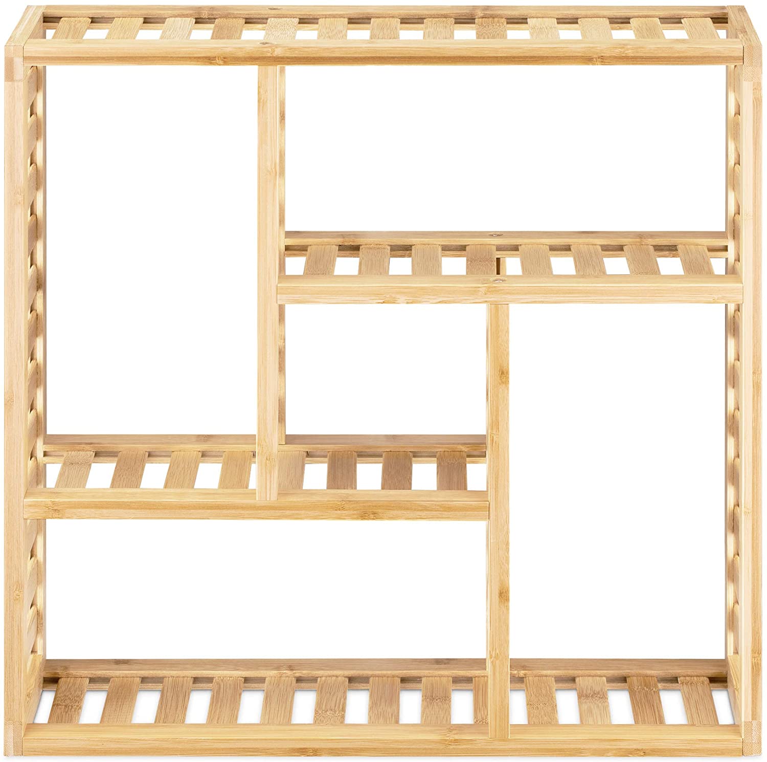 Navaris Ράφι Από Μπαμπού Για Στήριξη Στον Τοίχο - Light Brown - 52879.24