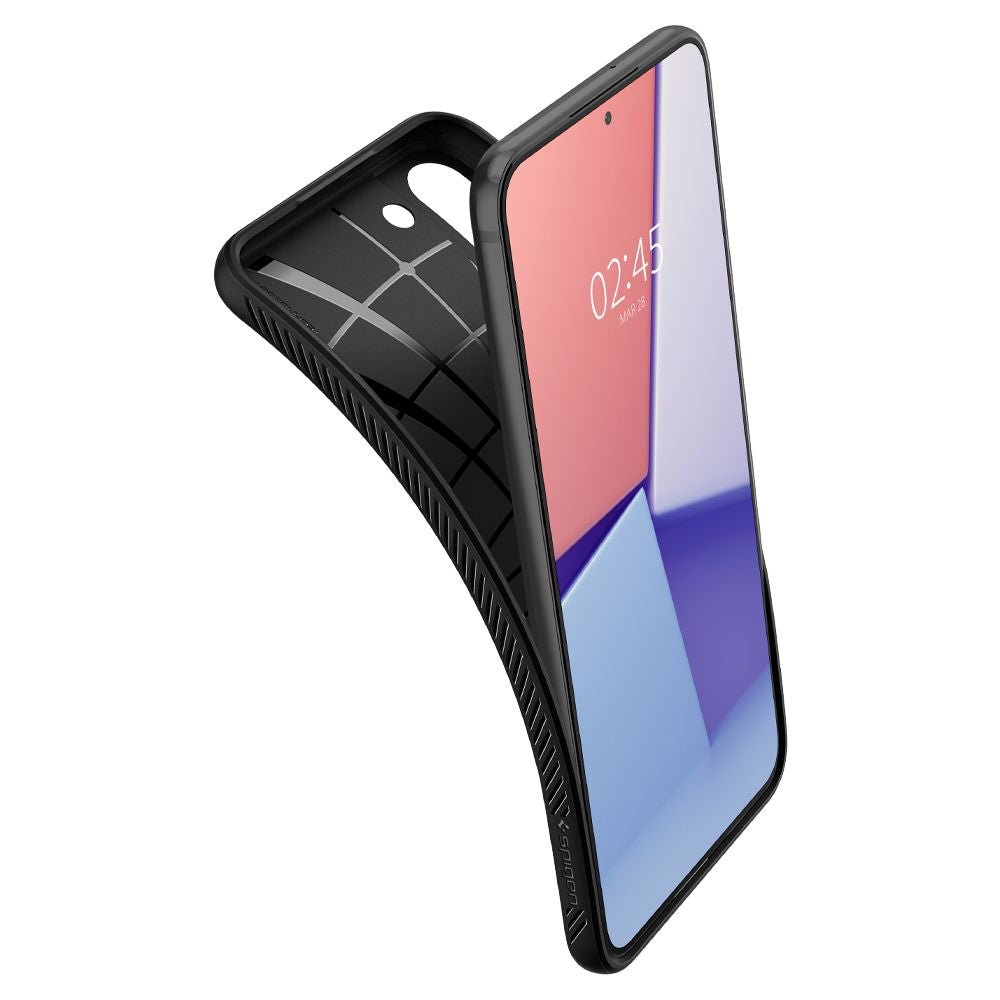 Spigen Samsung Galaxy S22 Liquid Air Θήκη Σιλικόνης - Matte Black