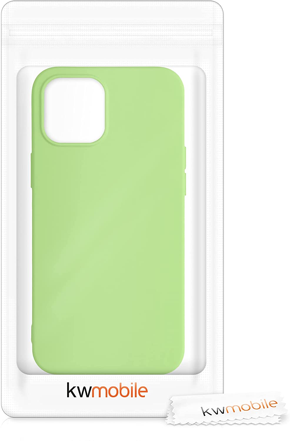 KW iPhone 12 Pro Max Θήκη Σιλικόνης Rubberized TPU - Tomatillo - 52714.214