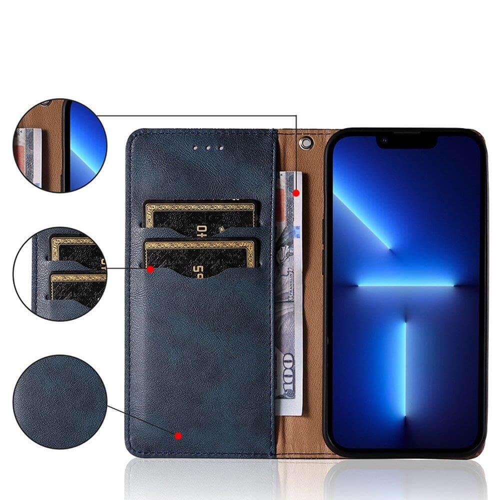 OEM Xiaomi Redmi Note 11 Pro / Note 11 Pro 5G Magnet Strap Θήκη Βιβλίο Stand - Blue
