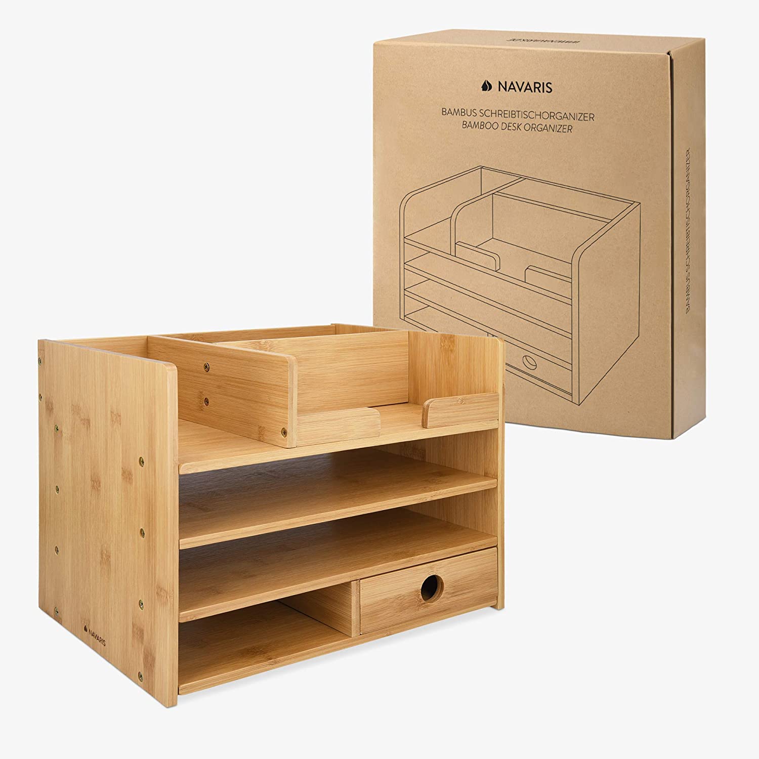 Navaris Ξύλινο Ράφι Οργάνωσης - Bamboo - 52359.01