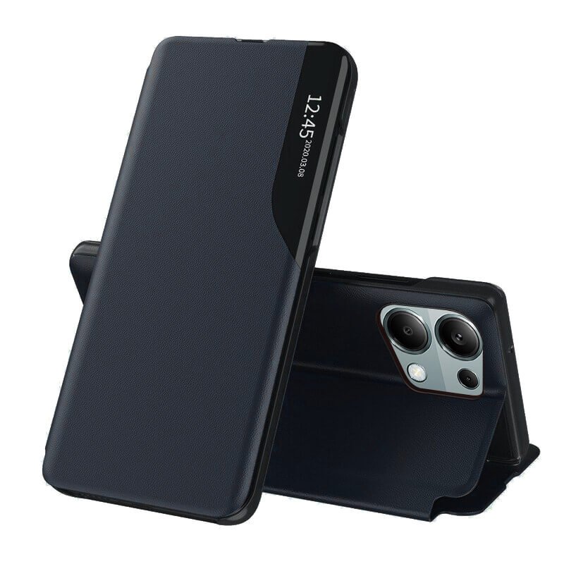 Techsuit Xiaomi Redmi Note 13 Pro 4G / Poco M6 Pro 4G - eFold Series - Θήκη Βιβλίο - Dark Blue