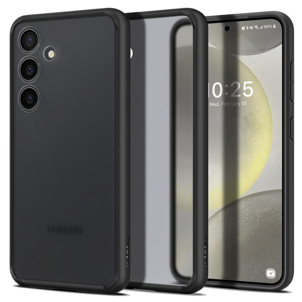 Spigen Samsung Galaxy S24 Σκληρή Θήκη με Πλαίσιο Σιλικόνης Ultra Hybrid - Frost Black