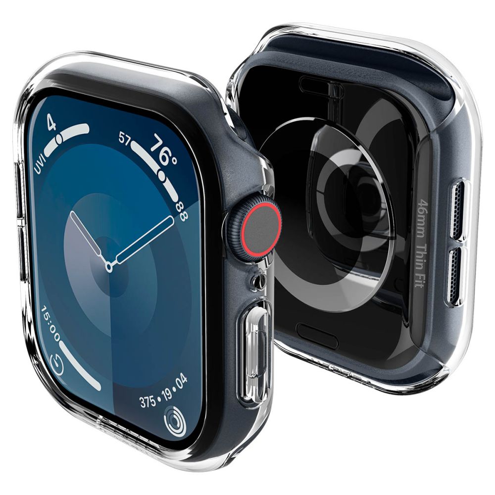Spigen Θήκη Apple Watch 10/11 - 46mm Thin Fit - Crystal Clear