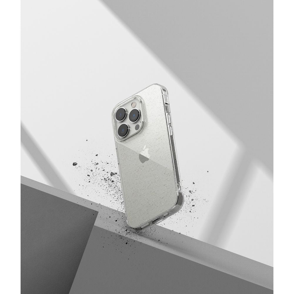Ringke iPhone 14 Pro Max Air Ultra Thin TPU Case Λεπτή Θήκη Σιλικόνης - Glitter - Διάφανη