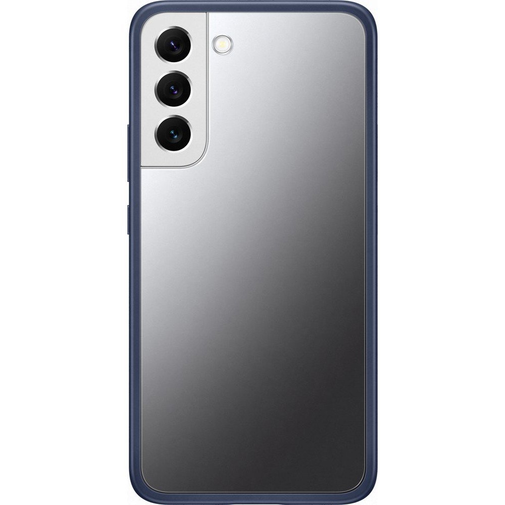 Samsung Frame Cover Samsung Galaxy S22 Plus Σκληρή Θήκη με Πλαίσιο Σιλικόνης - Navy Blue - EF-MS906CNEGWW