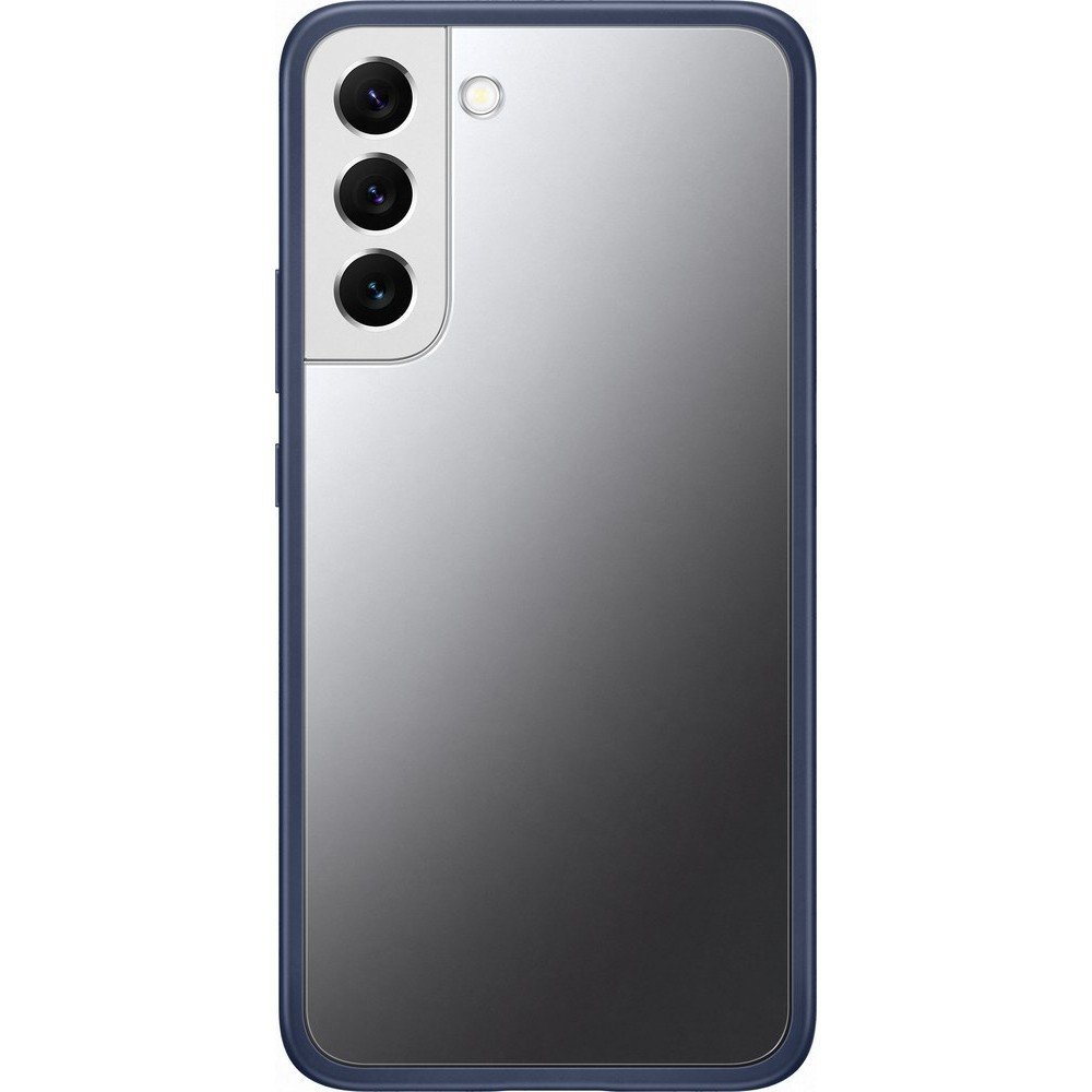 Samsung Frame Cover Samsung Galaxy S22 Plus Σκληρή Θήκη με Πλαίσιο Σιλικόνης - Navy Blue - EF - MS906CNEGWW