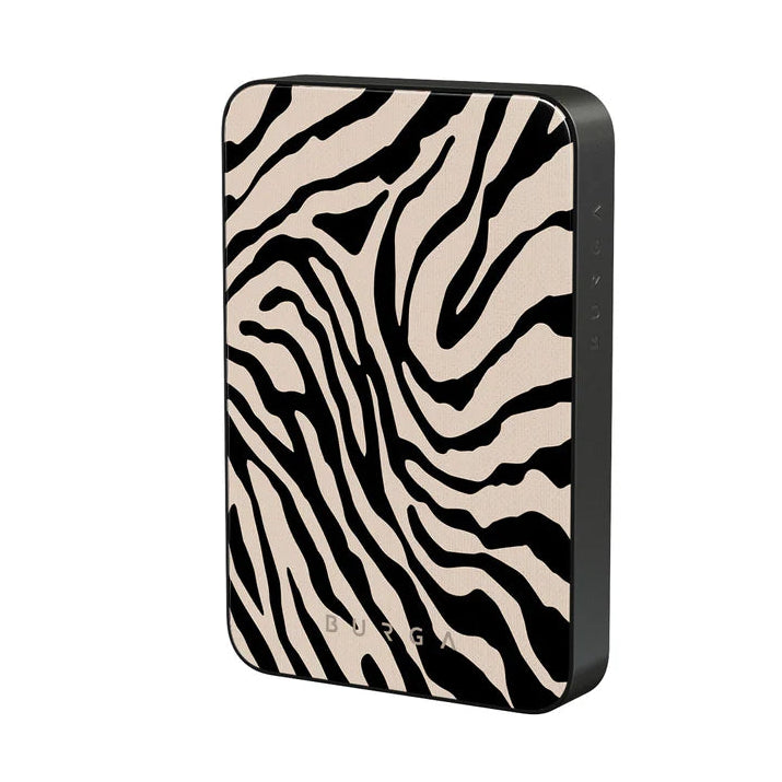 Burga Μαγνητικό Ασύρματο MagSafe PowerBank 5000mAh με Καλώδιο Type-C to Type-C - Gunmetal - Imperial