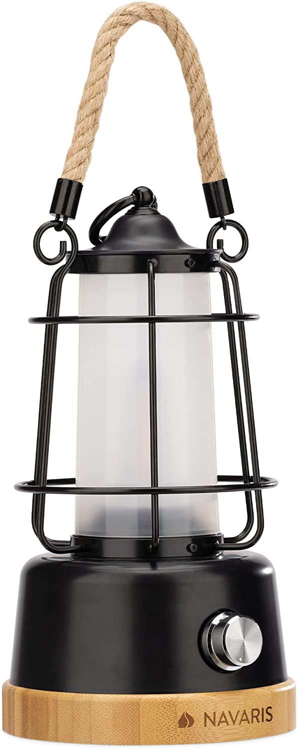 Navaris Επαναφορτιζόμενο Φανάρι LED - Black - 56078.01