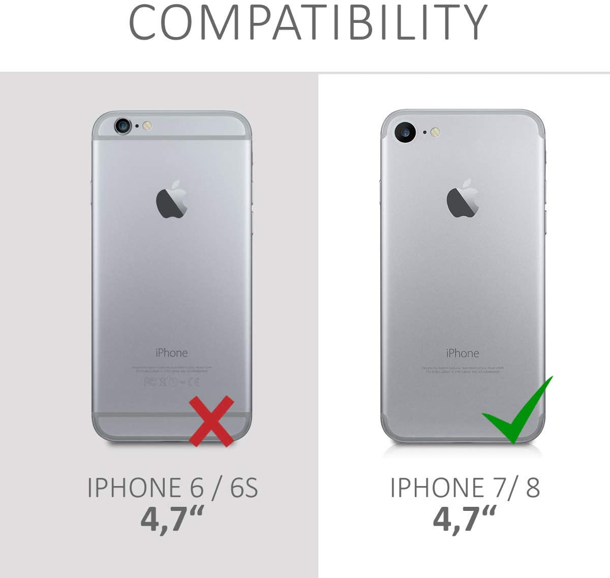 KW iPhone SE 2022 / SE 2020 / 7 / 8 Θήκη Σιλικόνης Rubber TPU - Coffee - 40225.46