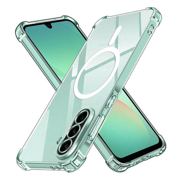 Techsuit Samsung Galaxy A26 5G - Shockproof Clear Silicone MagSafe - Θήκη Σιλικόνης με Ενισχυμένες Γωνίες - Clear