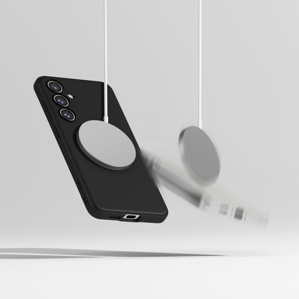 Ringke Samsung Galaxy S24 FE Onyx Magnetic Θήκη Σιλικόνης με MagSafe - Black