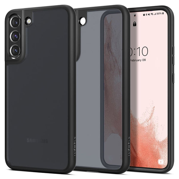 Spigen Samsung Galaxy S22 - Ultra Hybrid Σκληρή Θήκη με Πλαίσιο Σιλικόνης - Frost Black