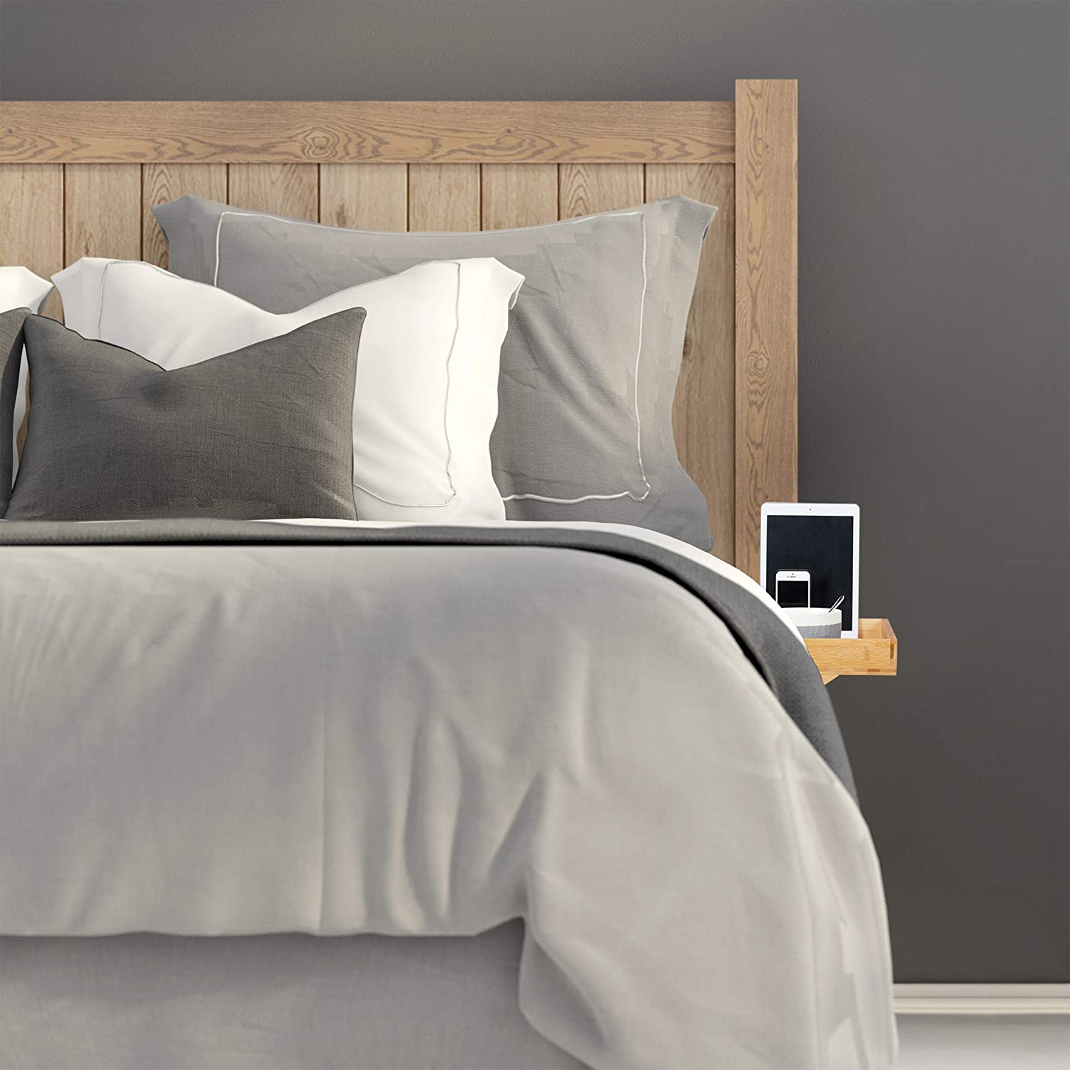 Relaxdays Κρεμαστό Κομοδίνο από Μπαμπού - Natural - 4052025227616