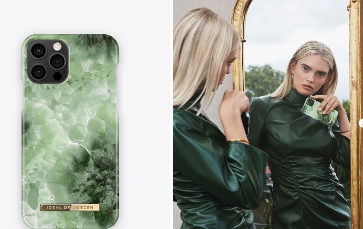 iDeal Of Sweden iPhone 12 / iPhone 12 Pro Σκληρή Θήκη - Crystal Green Sky - IDFCAW20-2061-230