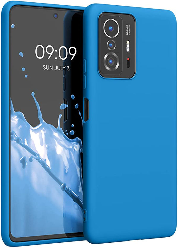KW Xiaomi 11T / 11T Pro Θήκη Σιλικόνης TPU - Caribbean Blue - 56245.224