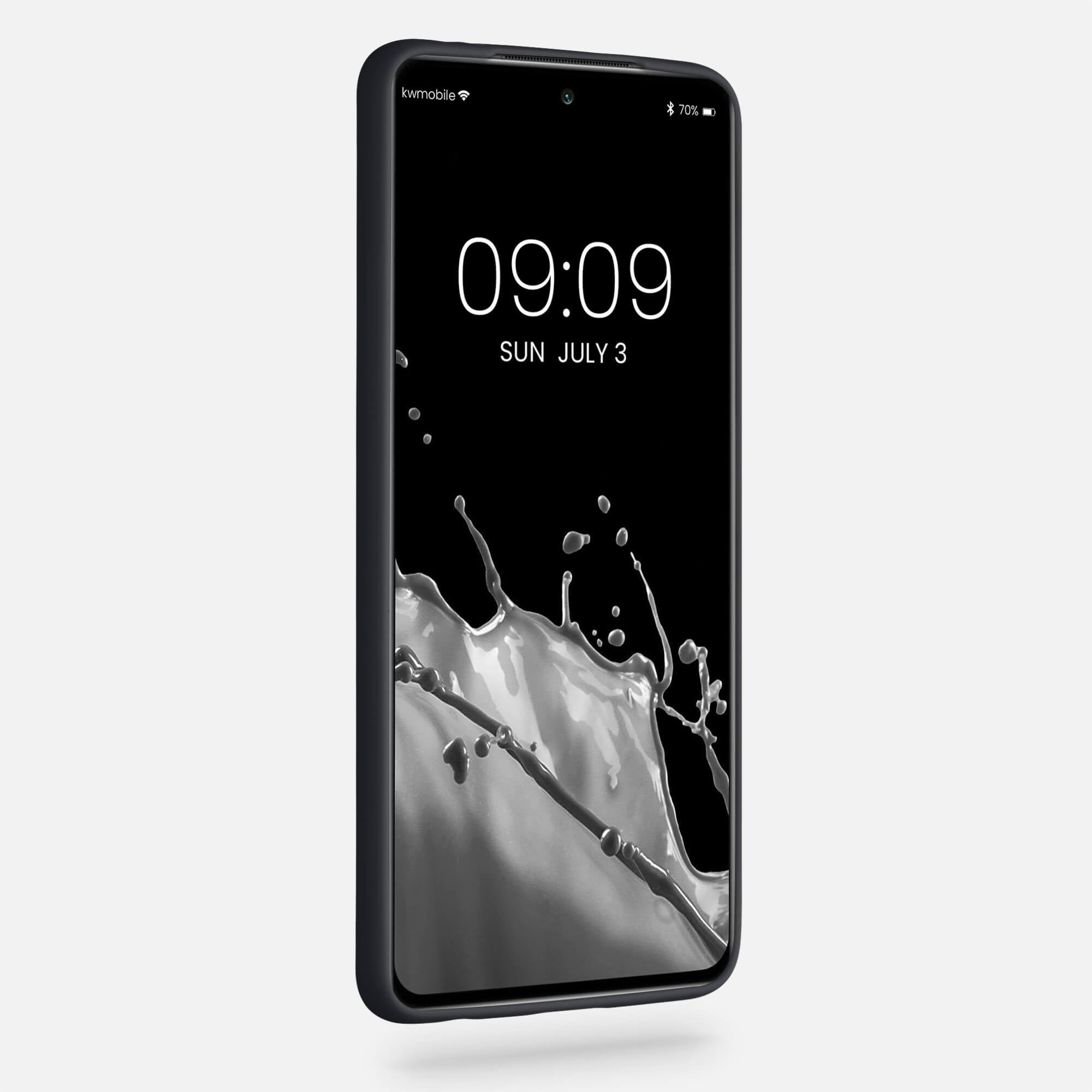 KW Xiaomi Poco X3 NFC Θήκη Σιλικόνης TPU - Black Matte - 53482.47