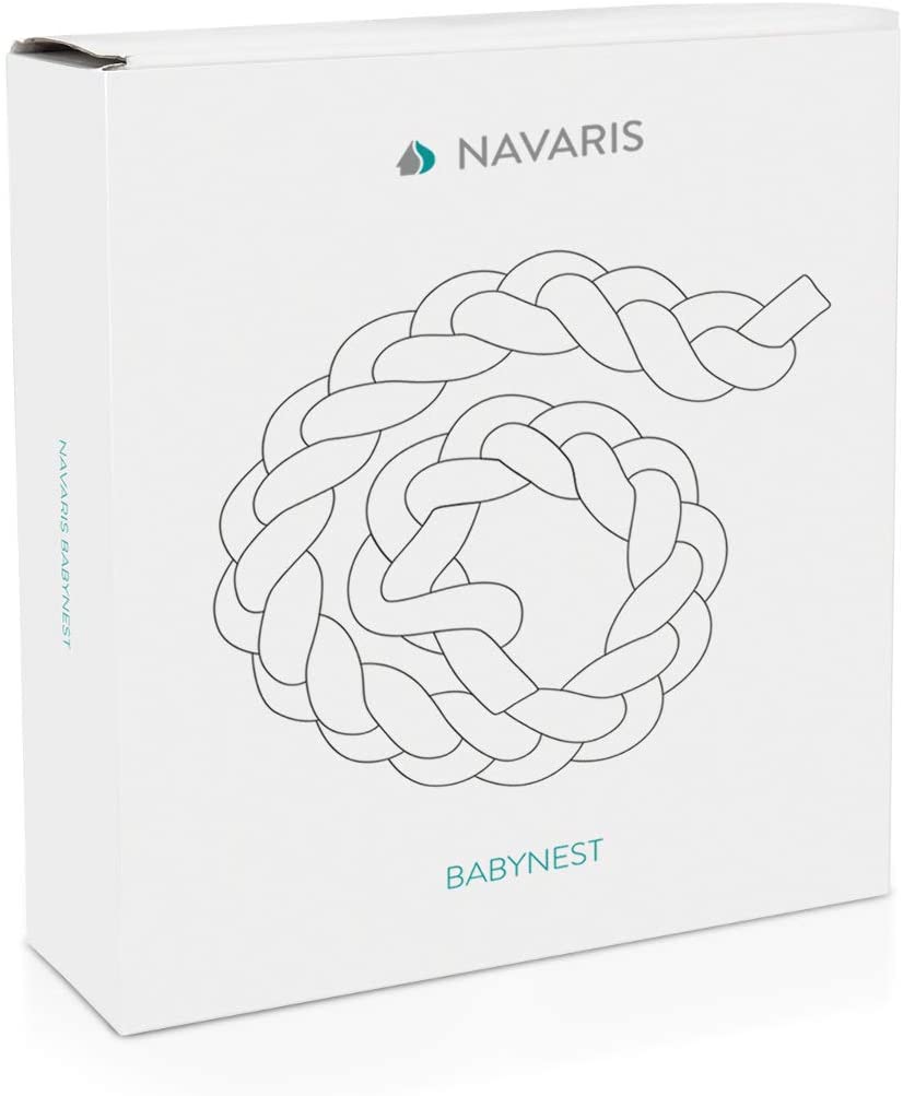 Navaris Προστατευτική Πάντα Πλεξούδα - Grey / Light Pink / White - 46327.22.33