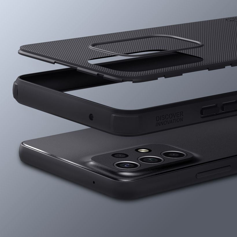 Nillkin Samsung Galaxy A53 5G Super Frosted Shield Pro Σκληρή Θήκη με Πλαίσιο Σιλικόνης - Black