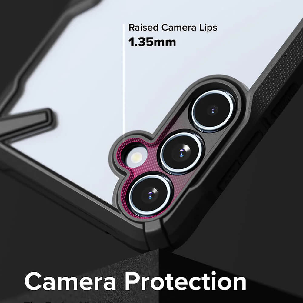 Ringke Samsung Galaxy A55 5G - Fusion X - Σκληρή Θήκη με Πλαίσιο Σιλικόνης - Black