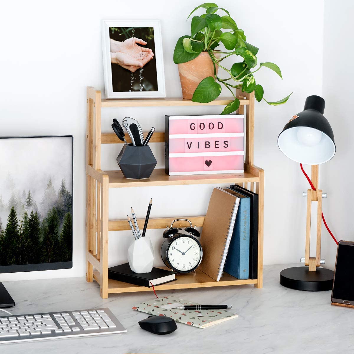 Navaris Bamboo Spice Rack Ξύλινο Ράφι Καρυκευμάτων από Μπαμπού - 50823.01