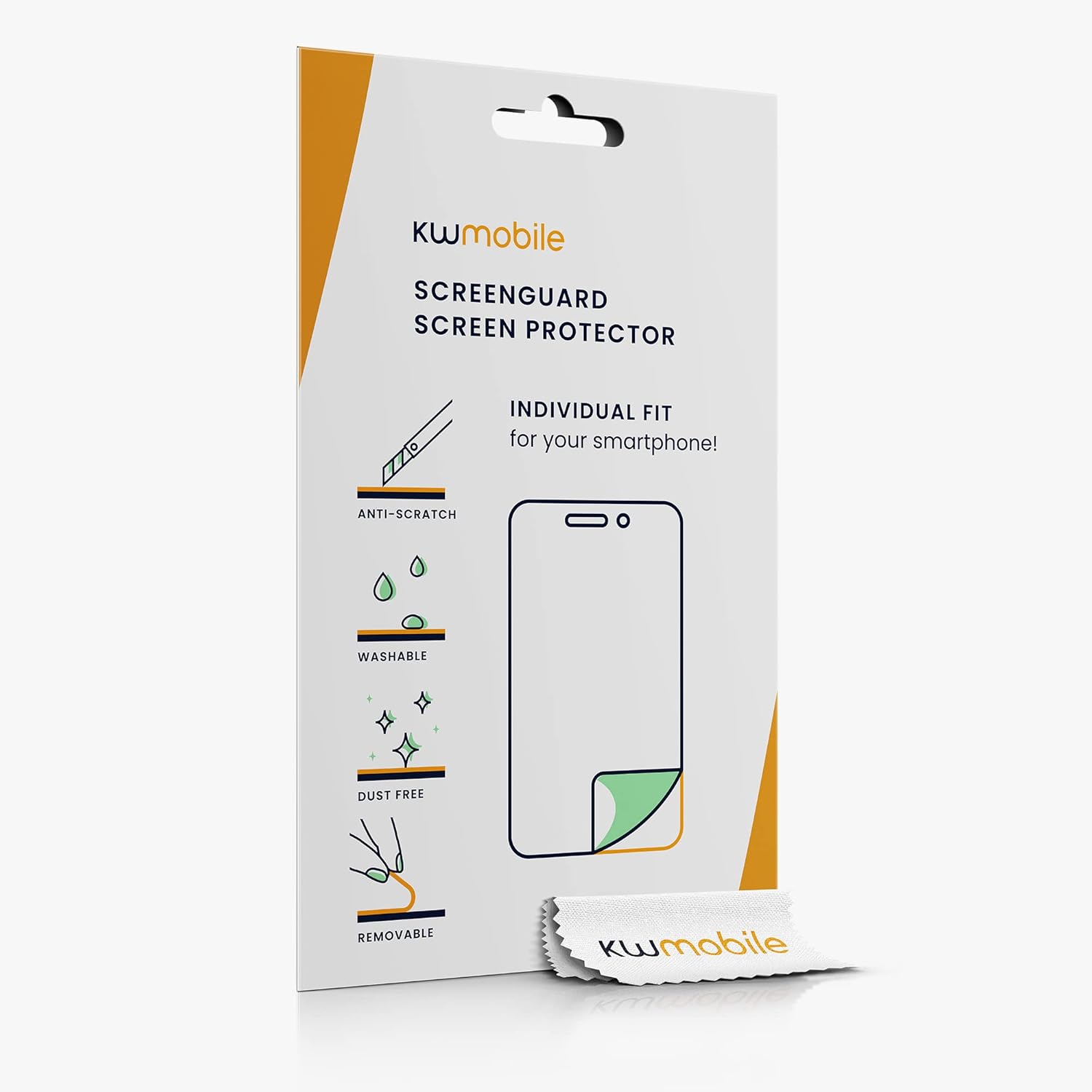 KW iPhone 16 - Σετ με 3 Μεμβράνες Προστασίας Οθόνης - Διάφανες