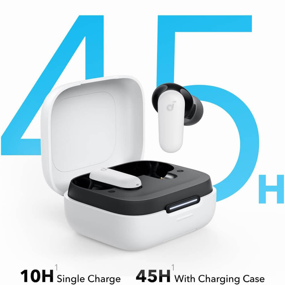 Anker SoundCore P30i - TWS Bluetooth 5.4 - Ασύρματα ακουστικά για Κλήσεις / Μουσική - White