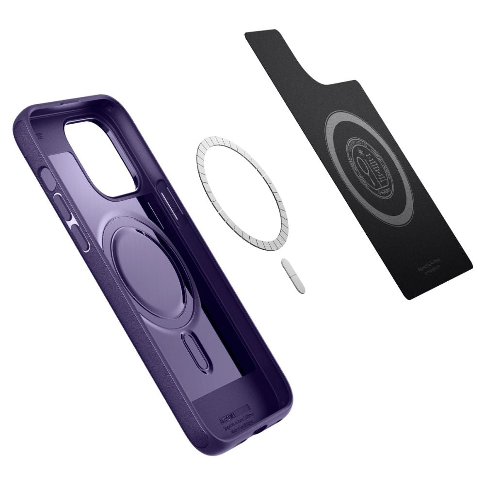 Spigen iPhone 14 Pro Max Mag Armor Σκληρή Θήκη Aramid Fiber με MagSafe - Deep Purple
