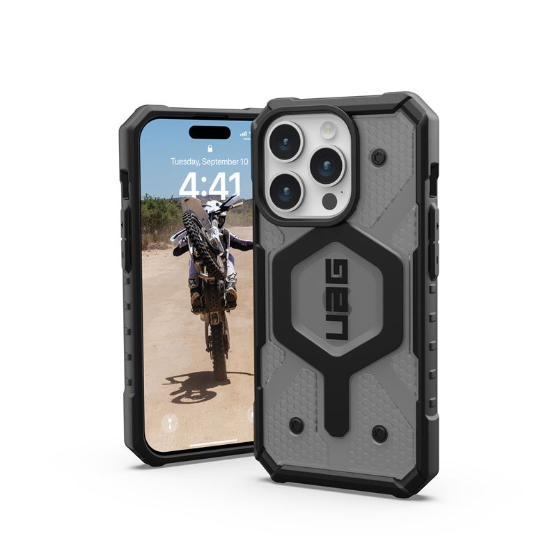 UAG iPhone 15 Pro Pathfinder MagSafe Series Σκληρή Θήκη με MagSafe - Ash