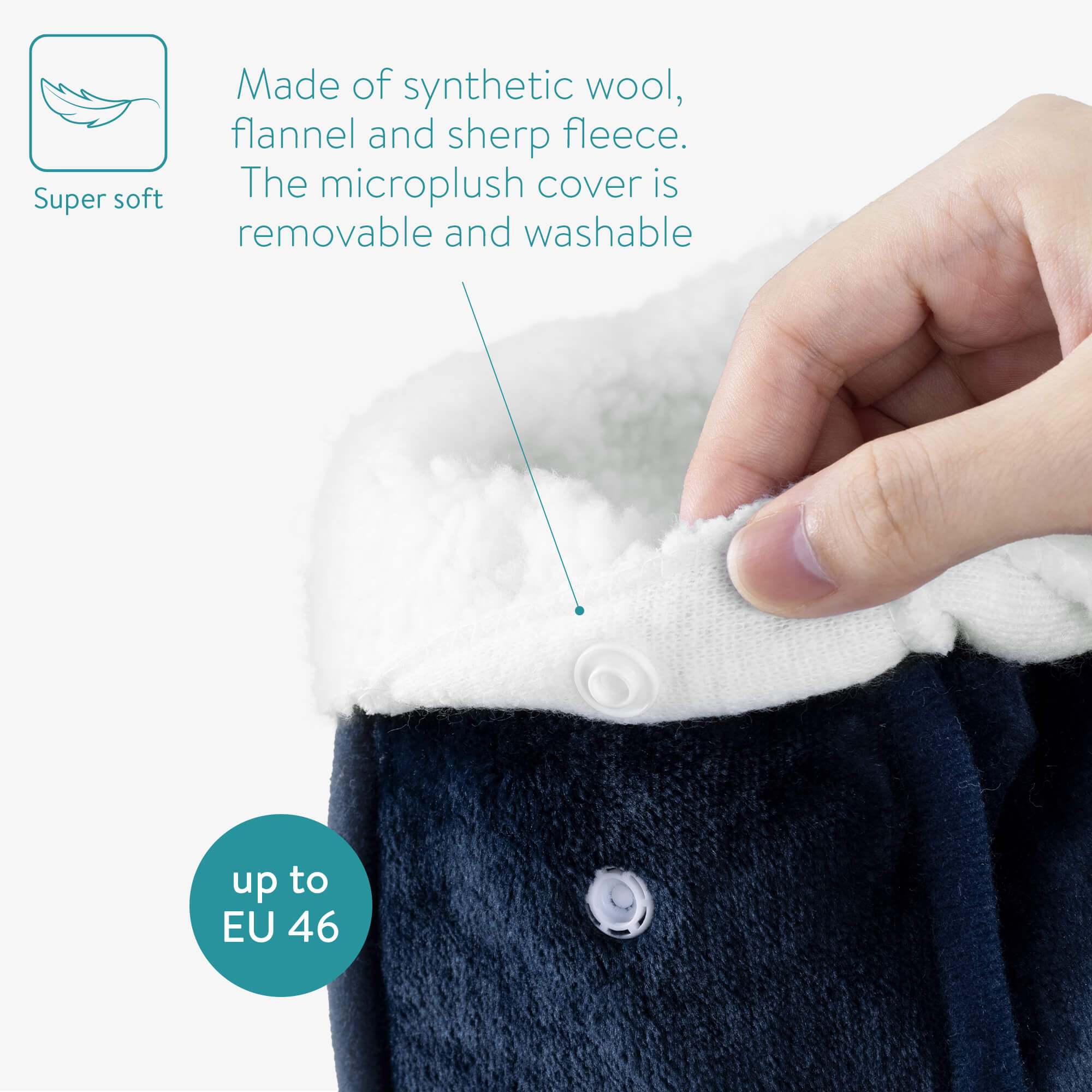 Navaris Ηλεκτρική Θερμοφόρα Ποδιών - Blue - 54706.01.04